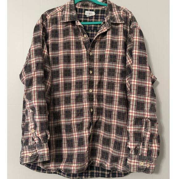 J.CREW Other - J. Crew Vintage Plaid Corduroy Quilted Cotton Shacket Size XL